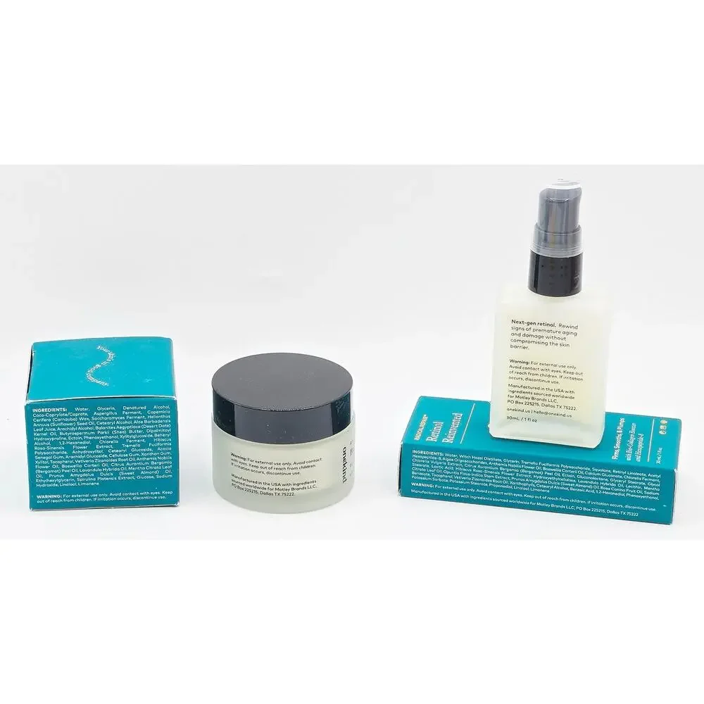 Onekind Radical Repair Retinol Reinvented 1 oz & Barrier Balm 1.7 oz Set NIB